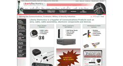 Desktop Screenshot of libertyelectronicsinc.com