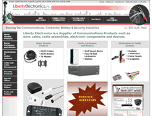 Tablet Screenshot of libertyelectronicsinc.com